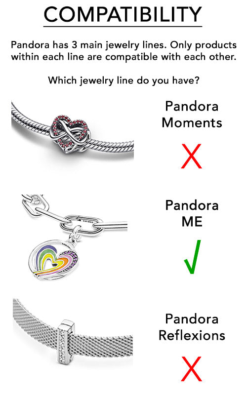 Pandora ME Crescent Moon Mini Dangle Charm 762692C01 - FINAL SALE