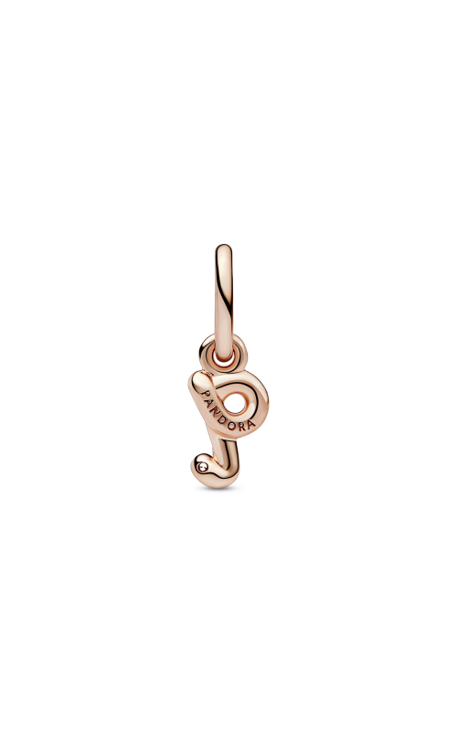 Pandora Letter q Script Alphabet Dangle Charm 782476C01 - FINAL SALE