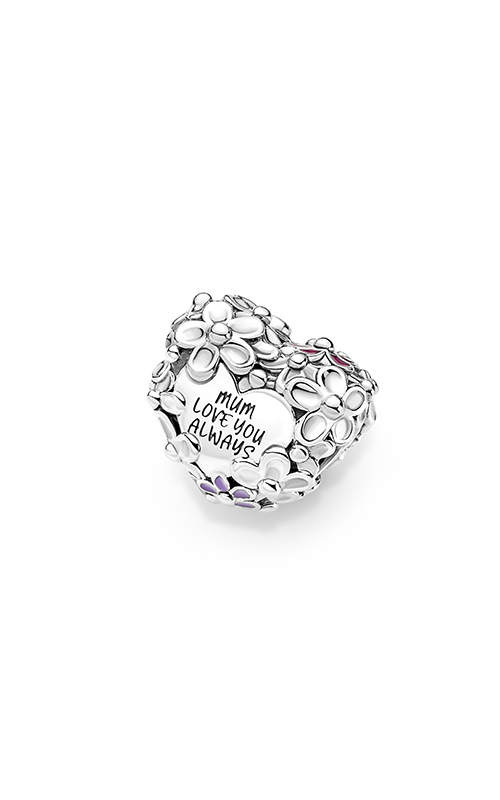 Pandora Mom Daisy Heart Charm