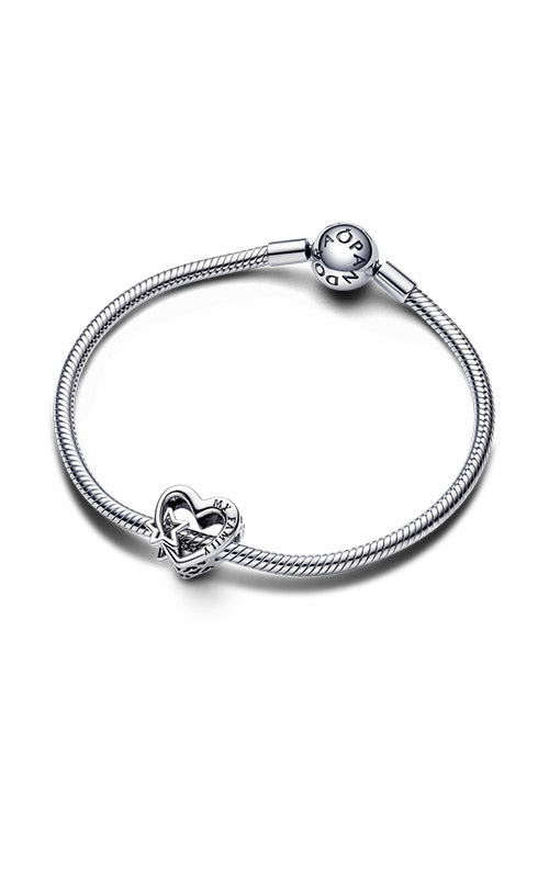 Pandora Openwork Family Heart & Star Charm