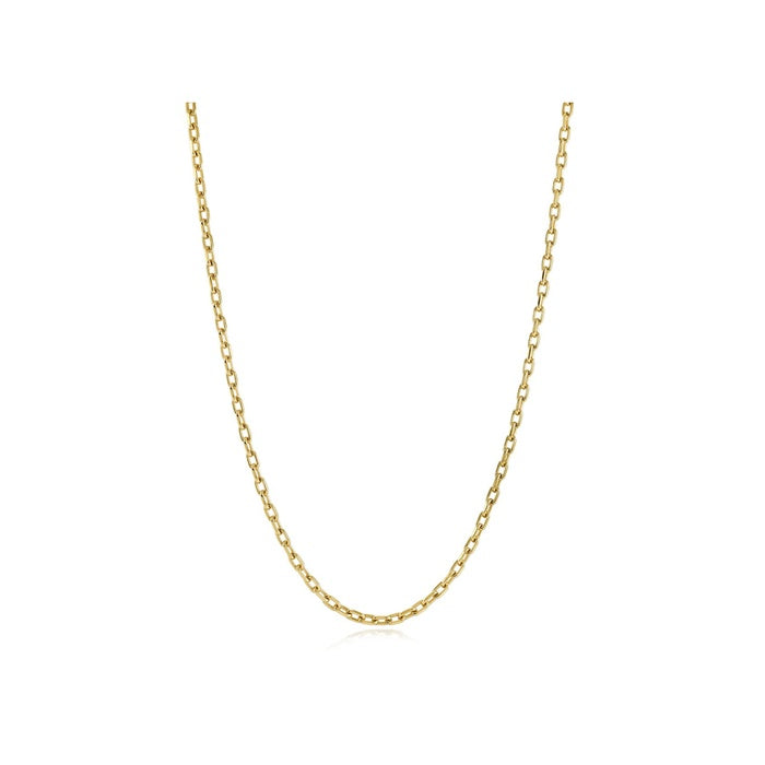 Italgem Junior Stainless Steel Gold IP 18" 3mm Forza Chain SYN105-18