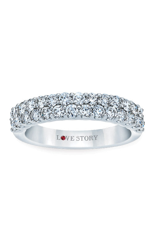 Lovestodia Women's Prong Wedding Band