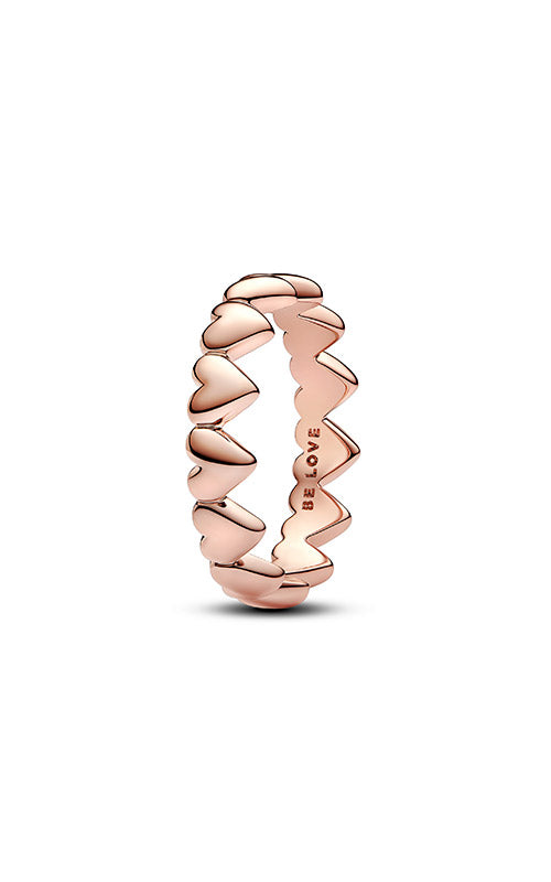 Pandora Row of Hearts Ring 183427C00-48