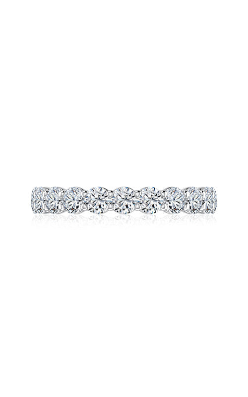 A.JAFFE 18k White Gold 1.80ctw Round Diamond Band WRRD1605H/180
