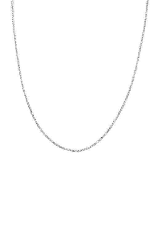 Albert's 14k White Gold 24 Inch 2.20mm Wheat Chain MZ003421-14B_24