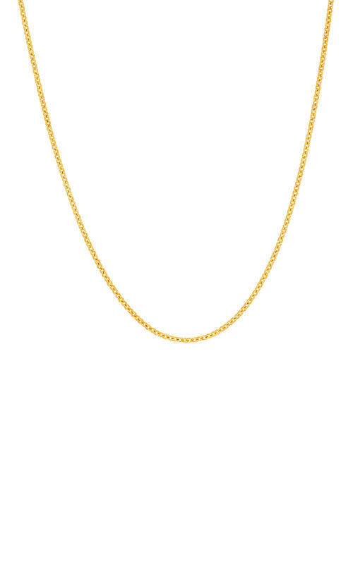 Albert`s 14k Yellow Gold .90mm Tight Cable Chain MZ000330-14Y_18
