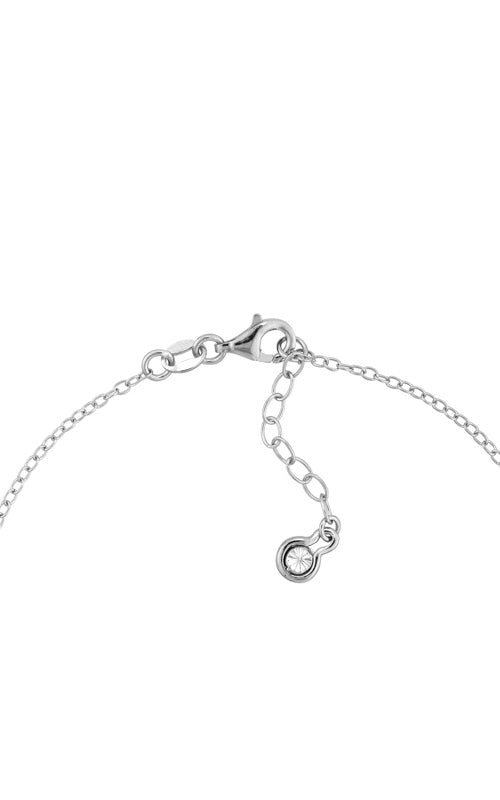 Albert's Sterling Silver 10'' Illusion Station Adjustable Anklet