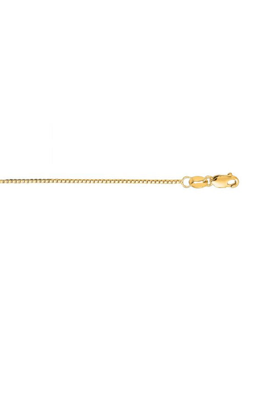 Albert's 14k Yellow Gold 22" .75mm Box Chain BOX053-22