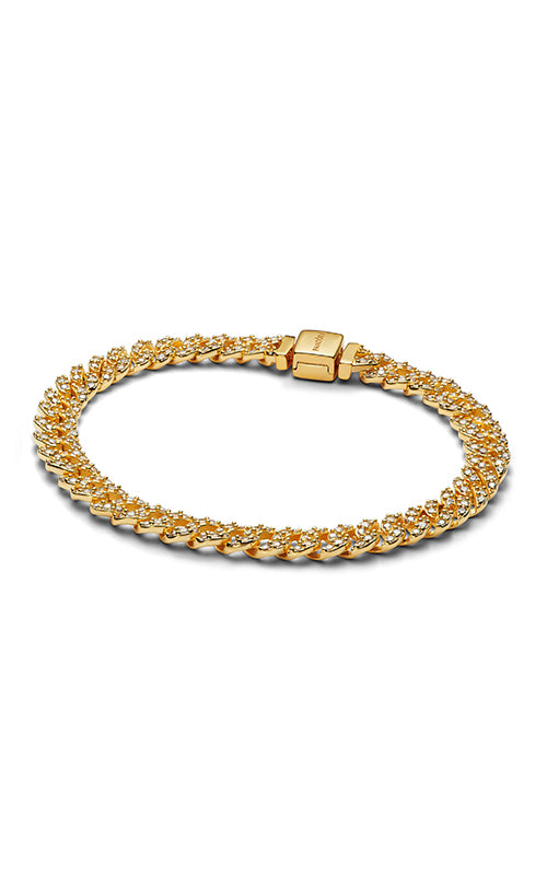 Pandora Pavé Cuban Chain Bracelet 563008C01-16