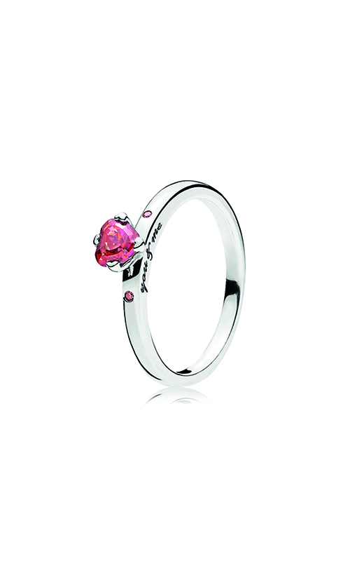 Pandora Sparkling Red Heart Ring 196574CZRMX-48
