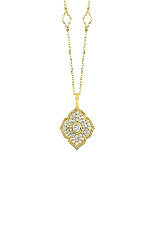 Albert's 14k Yellow Gold .50ctw Diamond Necklace NCT06322-4YC
