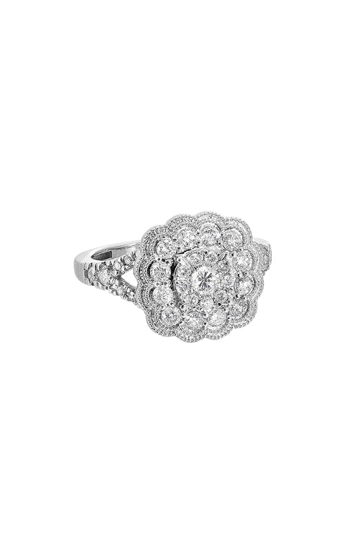 Albert's Cocktail Ring 14K White Gold Diamond Ring