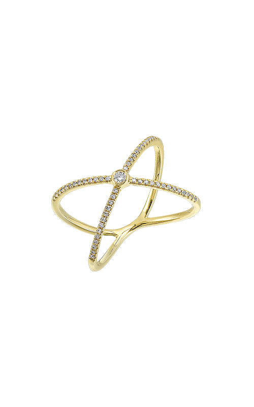 Albert's Cocktail Ring 14K Yellow Gold Diamond Ring