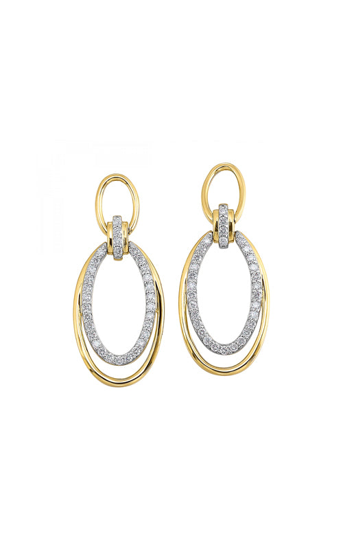 Albert's 14k Yellow Gold .50ctw Diamond Dangle Earrings ER11050-4YC
