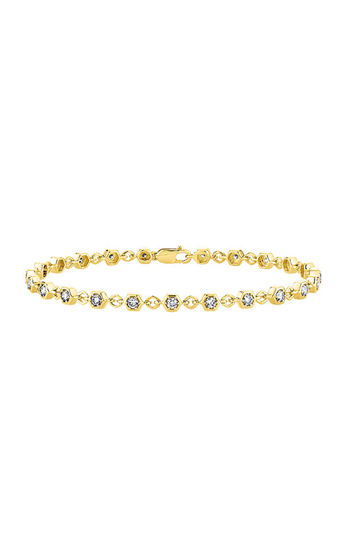 Albert's 10k Yellow Gold 7" 1ctw Diamond Bracelet BT-1977B56Y0