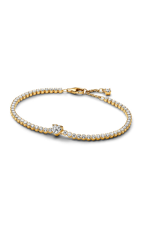 Pandora Sparkling Heart Tennis Bracelet 560041C01-16