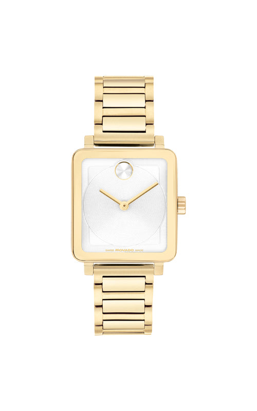 Movado BOLD Evolution 2.0 Ladies' Tank Gold Tone Watch 3601165