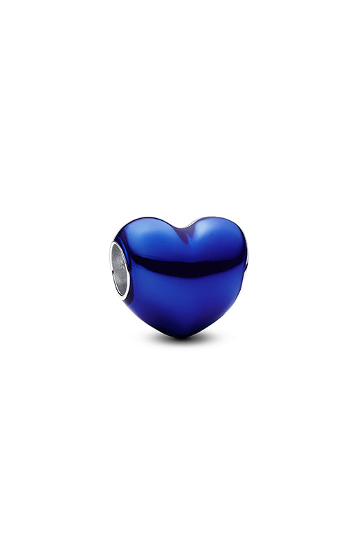 Pandora Metallic Blue Heart Charm