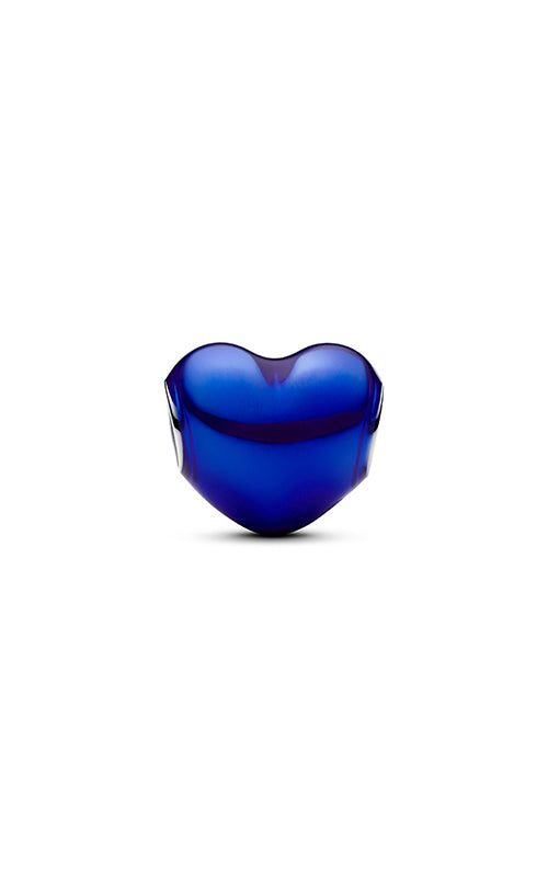 Pandora Metallic Blue Heart Charm