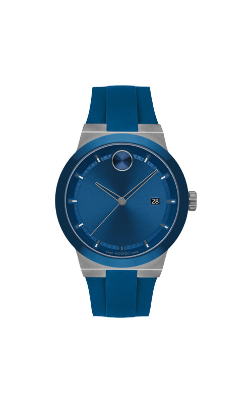 Movado Men's Bold Fusion 42mm Blue Watch 3601192