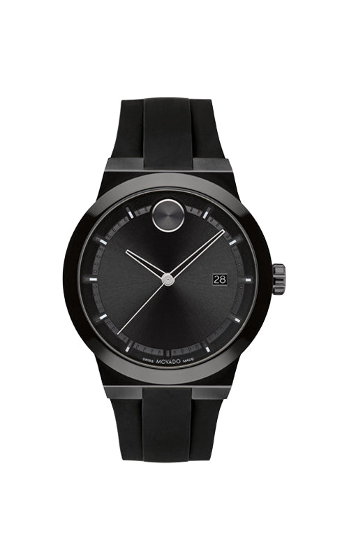 Movado Men's BOLD Fusion 42mm Black Ion Plated Ceramic Watch 3600849