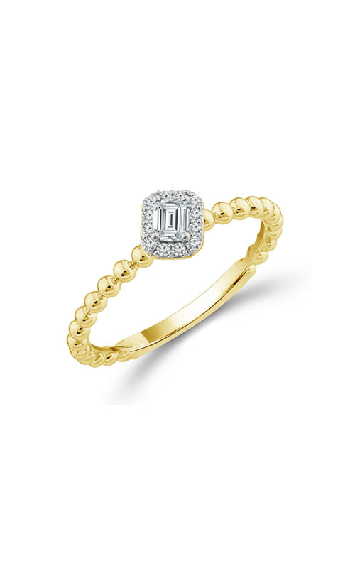 Albert's 14k Yellow Gold .20ctw Diamond Stackable Ring FSB-119A34AY4