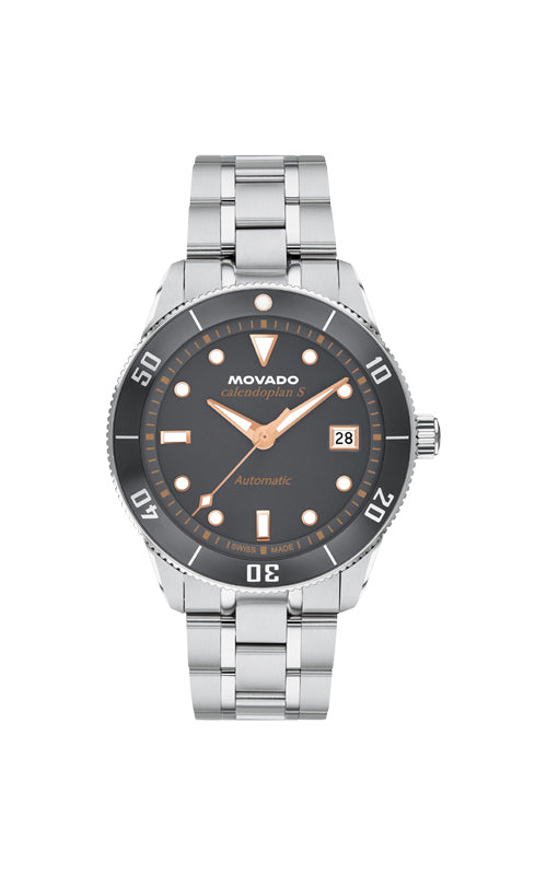 Movado Men's Heritage Series Calendoplan S Automatic Watch 3650228
