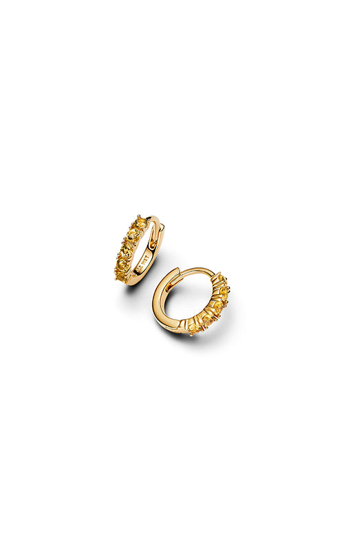 Pandora Huggies 925 Sterling Silver Earring