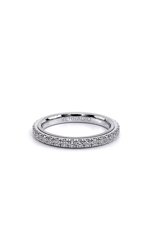Verragio 18K White Gold .60CTW Tradition Diamond Wedding Band TR180W/1150