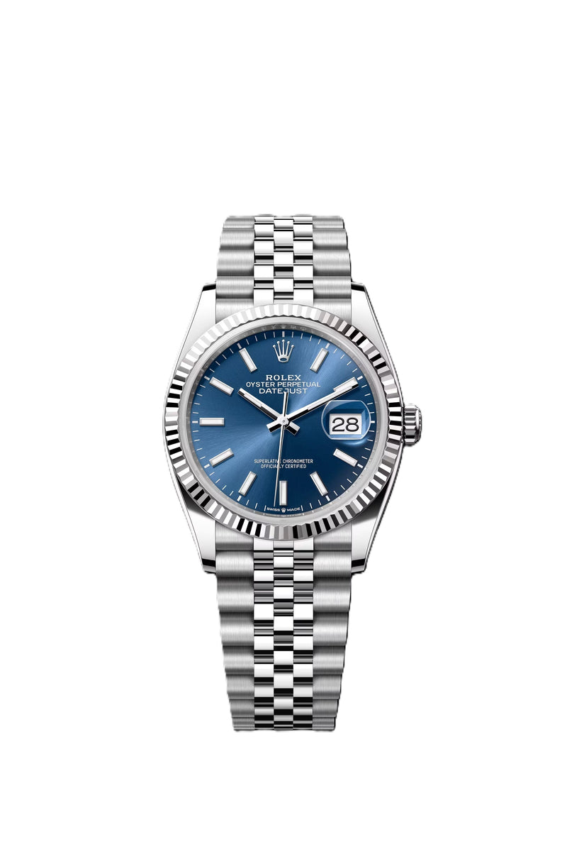 Pre-Owned Rolex Datejust Oystersteel/White Gold Jubilee 36mm 126234