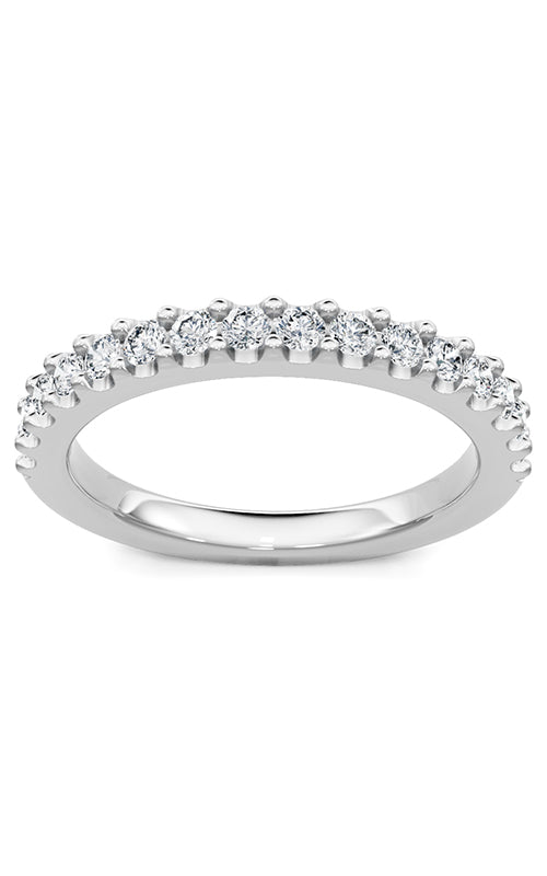 Albert's 14K White Gold 1/2CTW Round Diamond Wedding Band 79156D-4W-1/2-LS