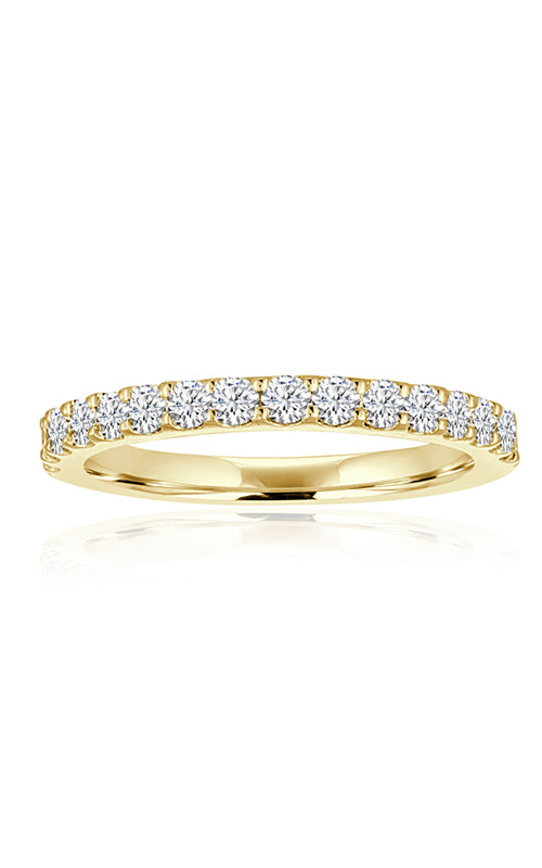 Albert’s 14K Yellow Gold 1/2CTW Round Diamond Wedding Band 79156D-4Y-1/2-LS