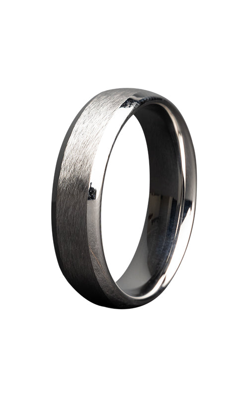 Heavy Stone Men's Cobalt 7MM Satin Center Polished Edge Size 10 7C107-10