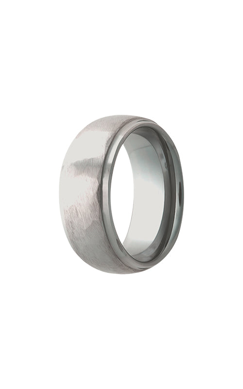 Heavy Stone Men's Tungsten 8MM Hammered Wedding Band Size 10 8TU153HAMMER-10
