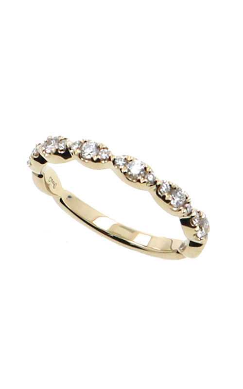 Albert's 14K Yellow Gold .29CTW Round Vintage Diamond Wedding Band WB12016-R105A