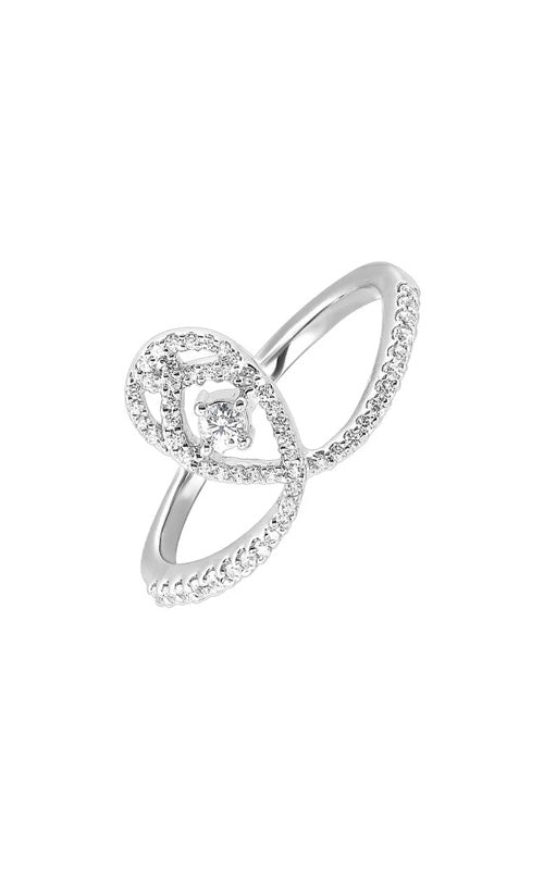 Albert's Sterling Silver .25ctw Diamond Fashion Ring RG12112/25-SSF CO