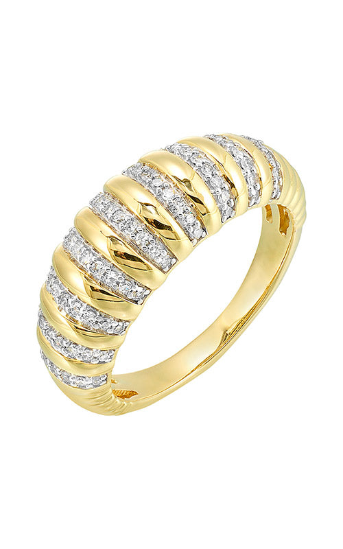 Albert's 10k Yellow Gold 1/4ctw Diamond Band RG14110-1YSC CO