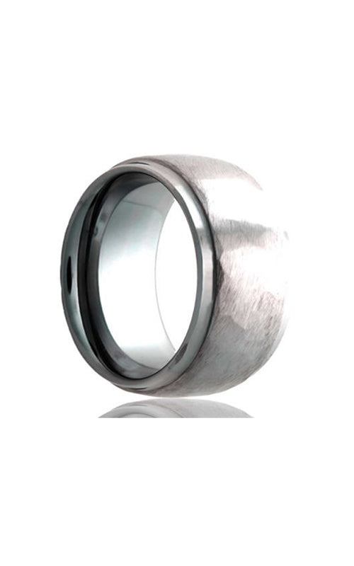 Heavy Stone Men's Tungsten 8MM Hammered Wedding Band Size 8.5 8TU153HAMMER-8.5