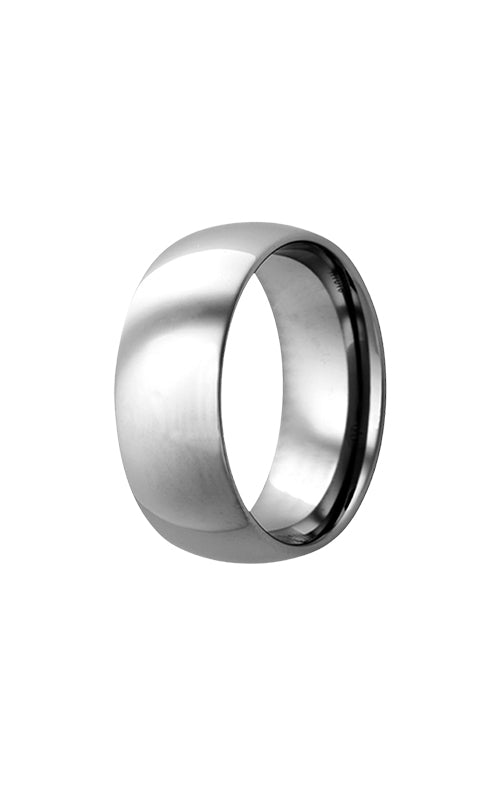 Heavy Stone Men's Tungsten 6MM Dome High Polish Wedding Band Size 10 K6TU111-10