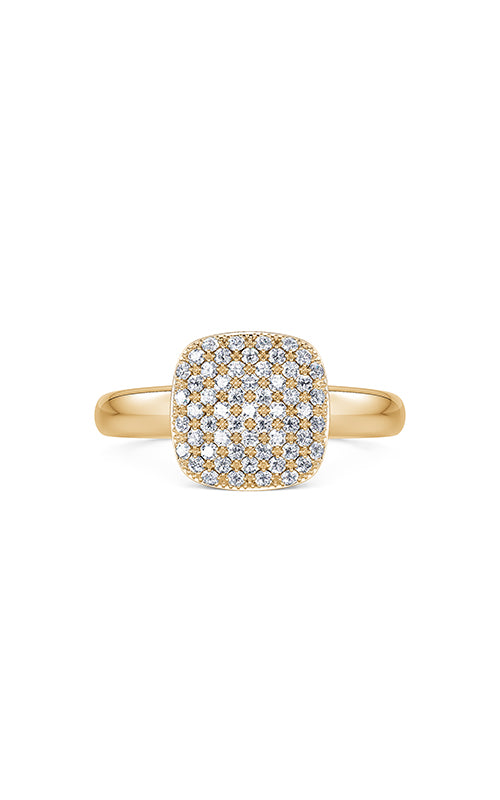 Ashleyl Cluster 14K Yellow Gold Diamond Ring