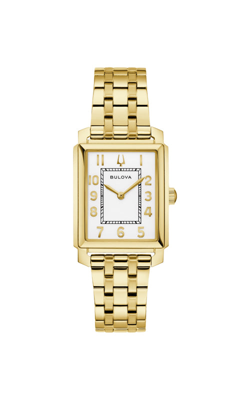 Bulova Ladies' Gold Tone 25mm Watch 97L186