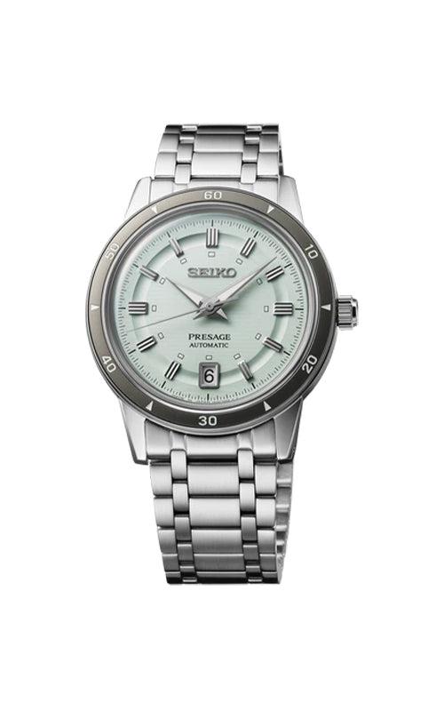 Seiko Presage Style60's 39.5mm Automatic Green Watch SRPL71