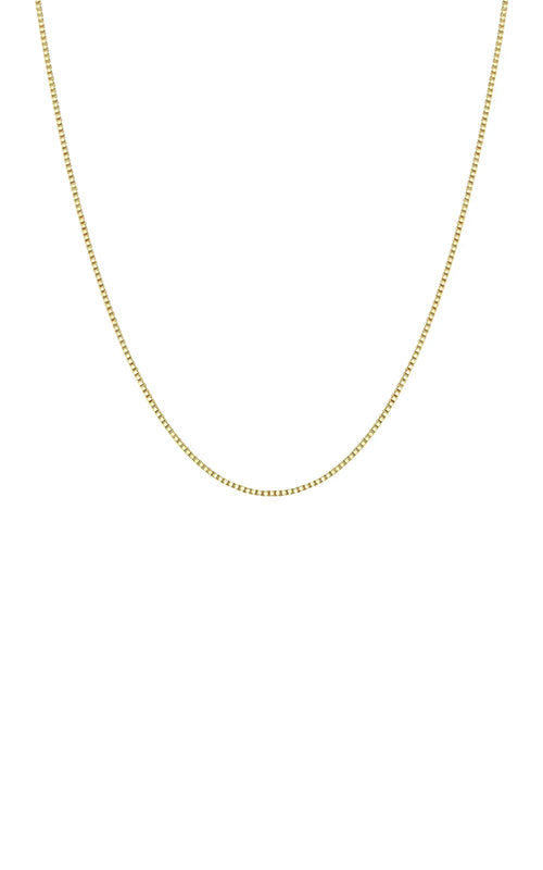 Ania Haie Sterling Silver 14K Yellow Gold Plated Box Chain Necklace N068-02G