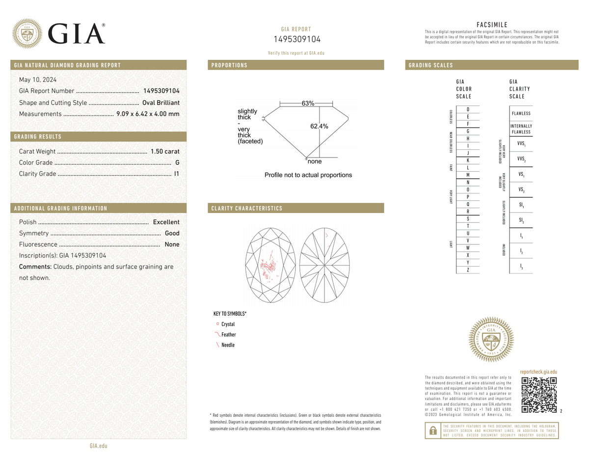 Albert's Cathedral Oval 14K Yellow Gold Engagement Ring