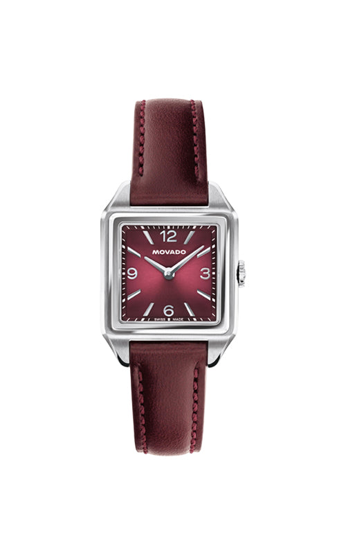 Movado Ladies' Heritage 1917 34mm Cherry Dial Watch 3650247