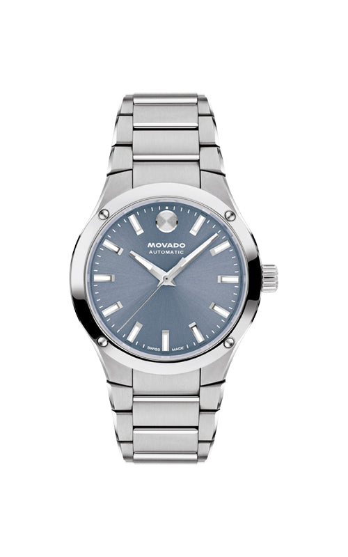 Movado Ladies' Museum Imperiale 33mm Automatic Light Blue Dial Watch 0608054