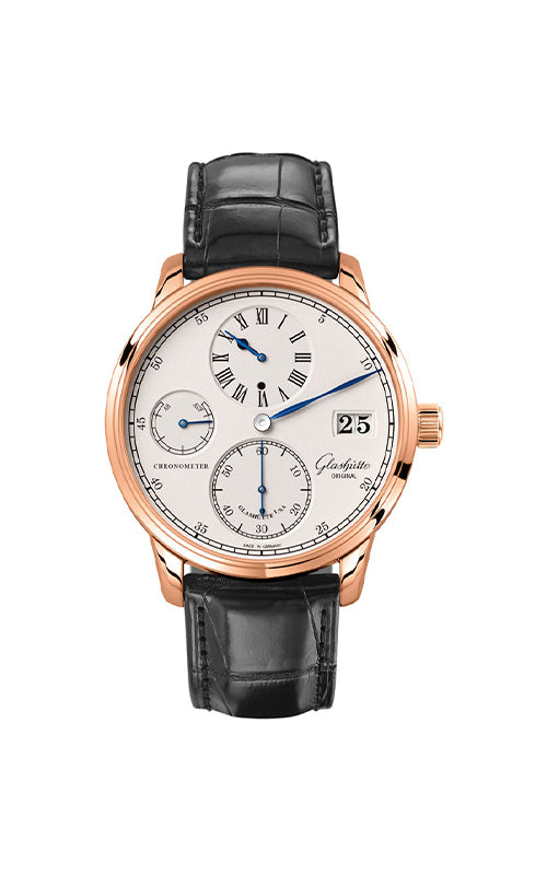 Preownwat Pre-Owned Glashütte Original Senator Chronometer Regulator 18K Rose Gold