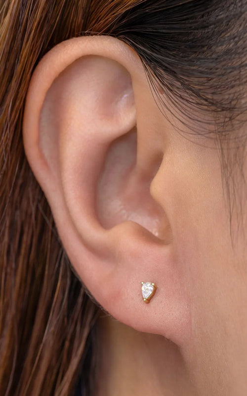 Shy Creation Stud Diamond Earring