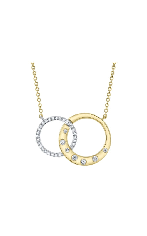 Shy Creation Circle Diamond Necklace