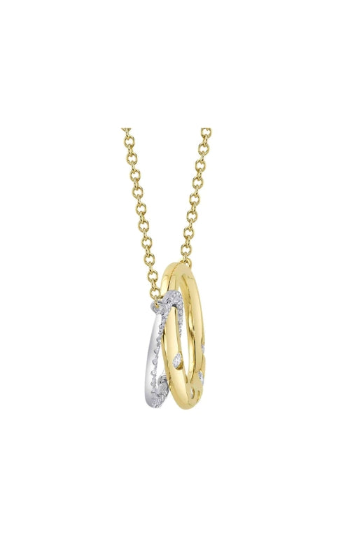 Shy Creation Circle Diamond Necklace